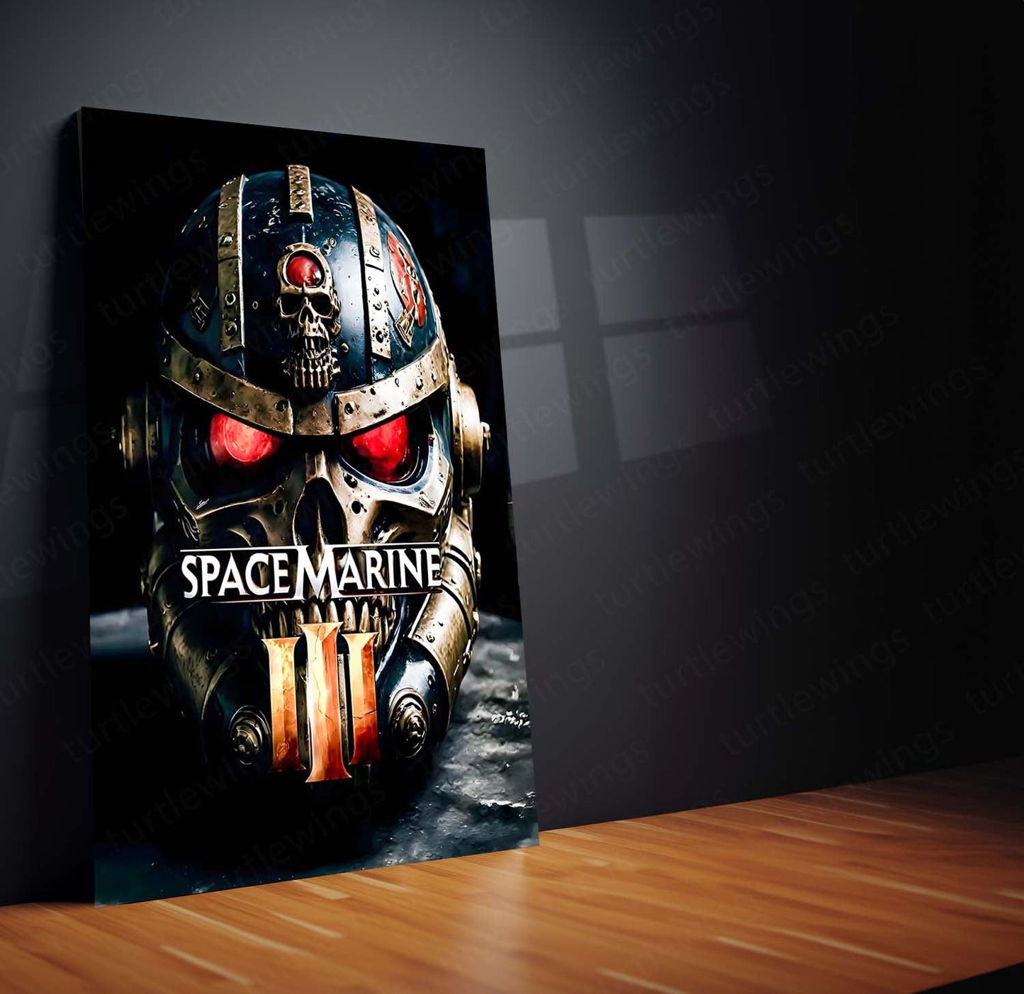 Game Metal poster | Space Marine III – Warhammer Legacy Metal Frame