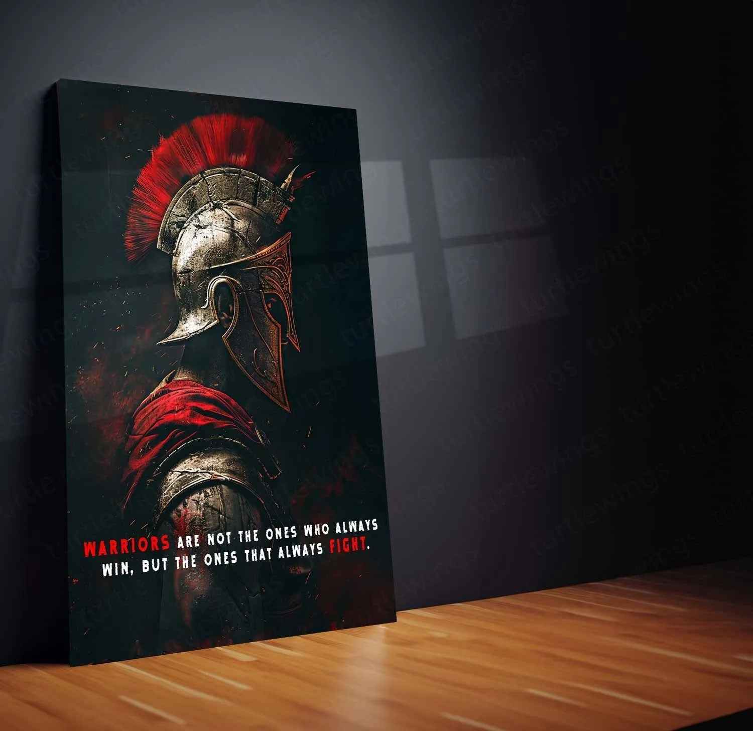Spartans Quote Metal Poster - TURTLEWINGS