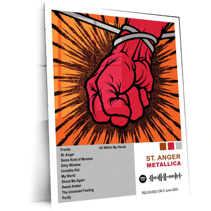 Metallica Complete Collection | Set of 11 | Set of 8 | Set of 4 | Album Posters Metal Frames Heavy Riffs. Legendary Albums. Thrash Metal History on Your Walls. - TURTLEWINGS