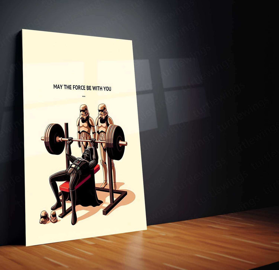 Star Wars Gym Metal Poster – Train Like a Jedi or Sith!