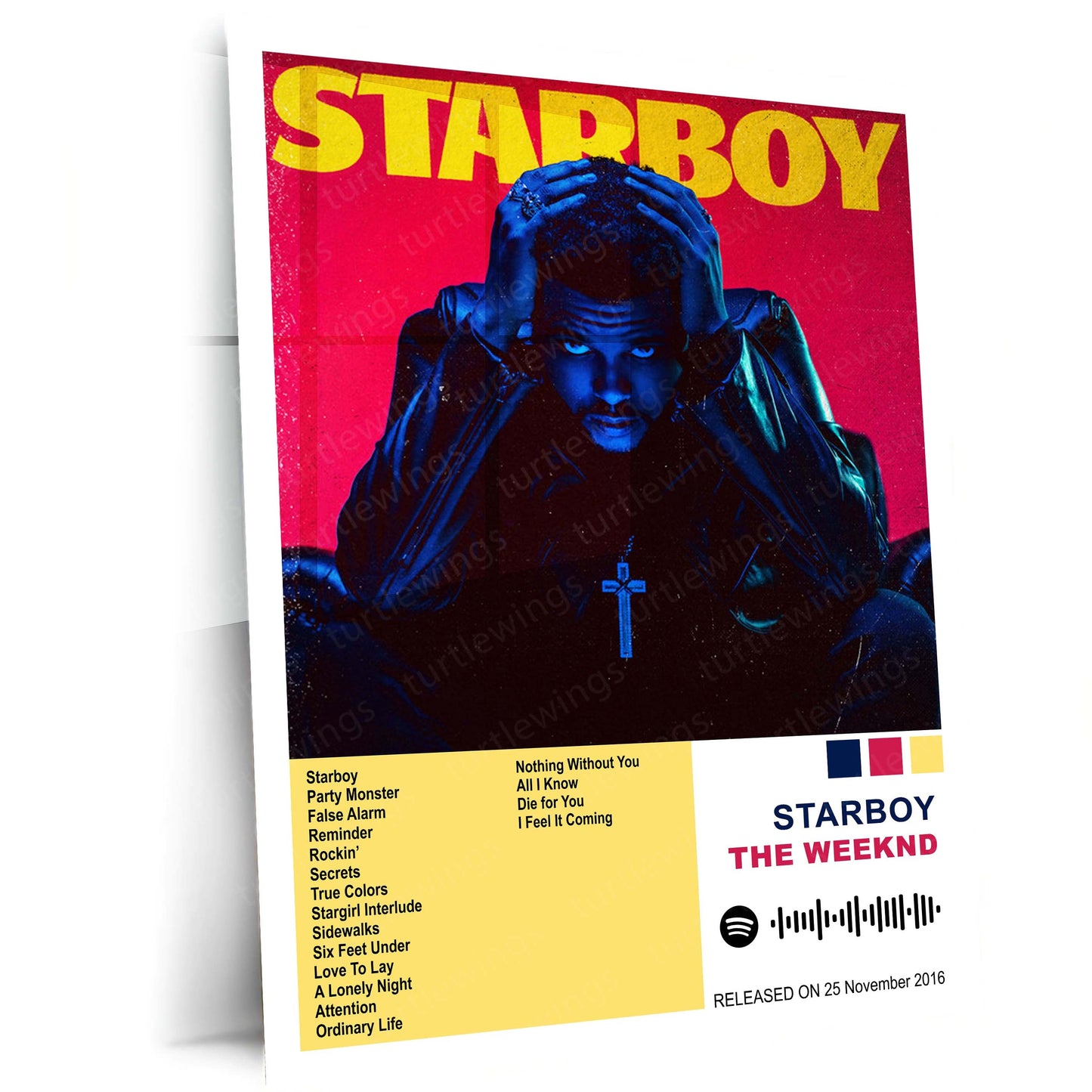 The Weeknd – Complete Album Collection | Set of 10 | Set of 8 | Set of 4 | Premium Metal Poster Set