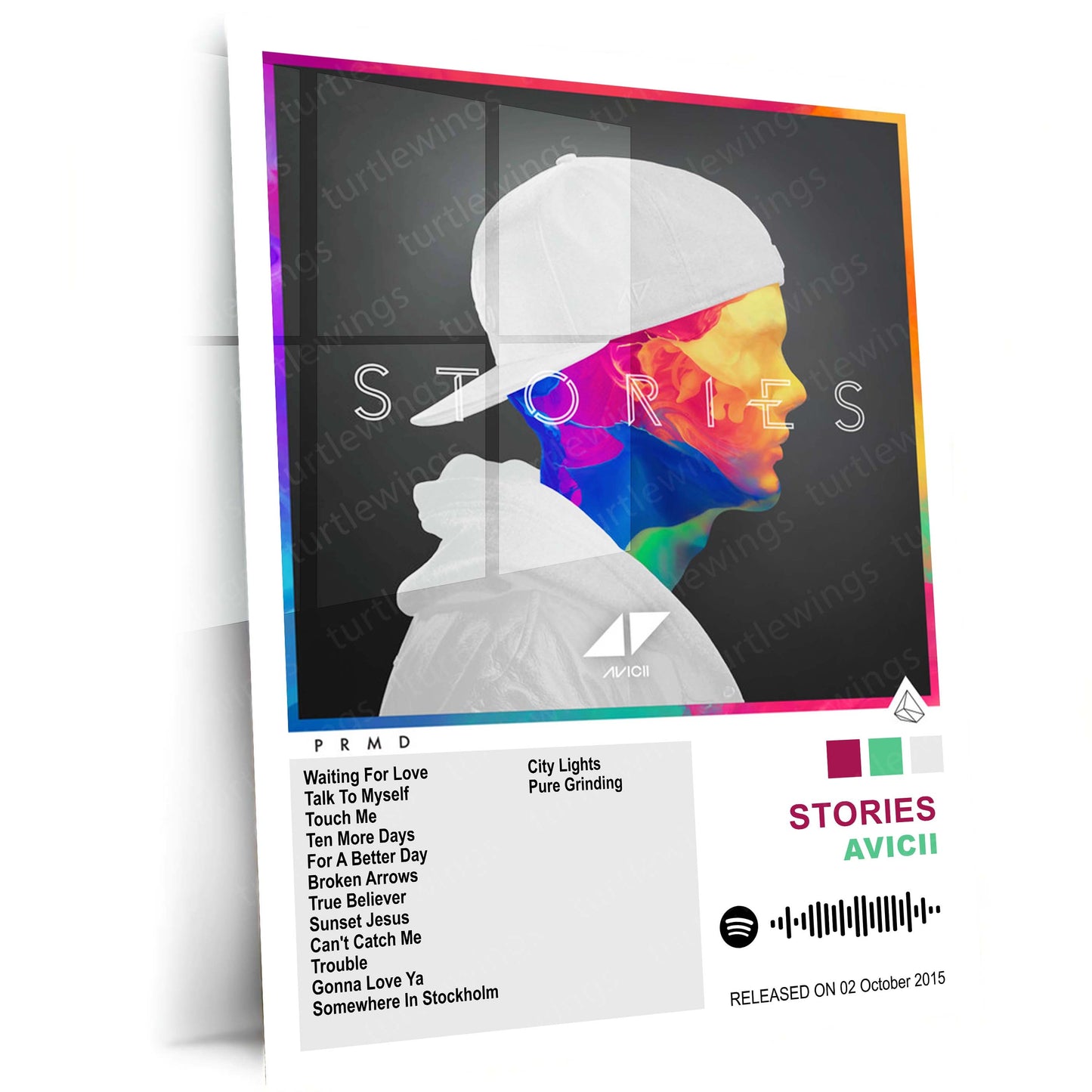 Avicii – Complete Album Collection | Set of 8 | Set of 4 | Premium Metal Poster Set