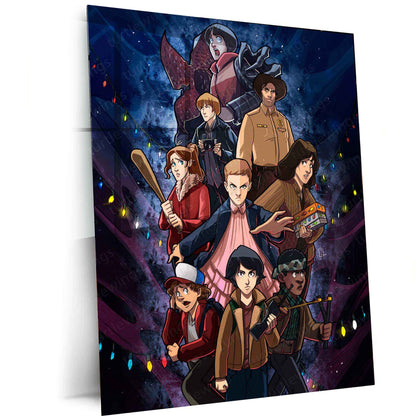 Stranger Things Metal Poster – The Upside Down Awaits 4 - TURTLEWINGS