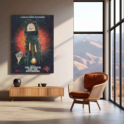 Stranger Things Metal Poster – The Upside Down Awaits 7 - TURTLEWINGS