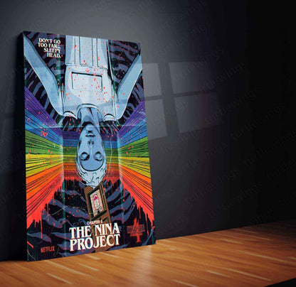 Stranger Things Metal Poster – The Upside Down Awaits 8 - TURTLEWINGS