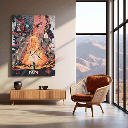 Stranger Things Metal Poster – The Upside Down Awaits 10 - TURTLEWINGS