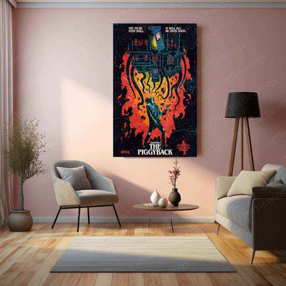 Stranger Things Metal Poster – The Upside Down Awaits 12 - TURTLEWINGS