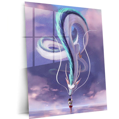 Studio Ghibli Metal Frame | Aesthetic Anime Wall Art | Premium Metal Poster