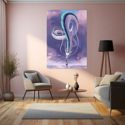 Studio Ghibli Metal Frame | Aesthetic Anime Wall Art | Premium Metal Poster