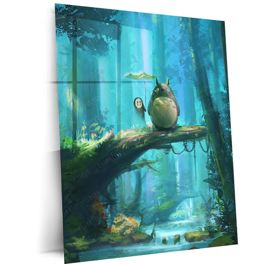 Studio Ghibli Metal Frame | Aesthetic Anime Wall Art | Premium Metal Poster 01