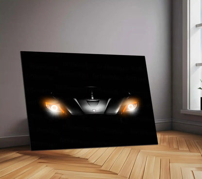 Supercar Predator – Eyes of Speed | Neon LED Metal Poster | Hypercar Night Drive Edition - TURTLEWINGS
