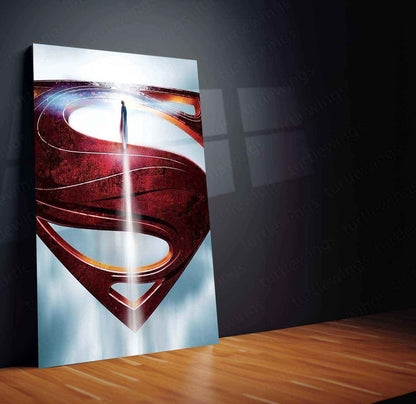 Superman Metal Poster – The Man of Steel in Iconic DC Style - TURTLEWINGS