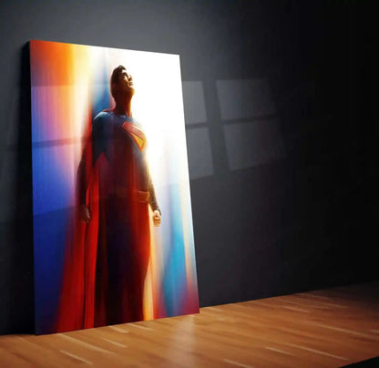 Superman – Man of Steel Metal Poster | DC Comics Superhero Wall Frame 01 - TURTLEWINGS