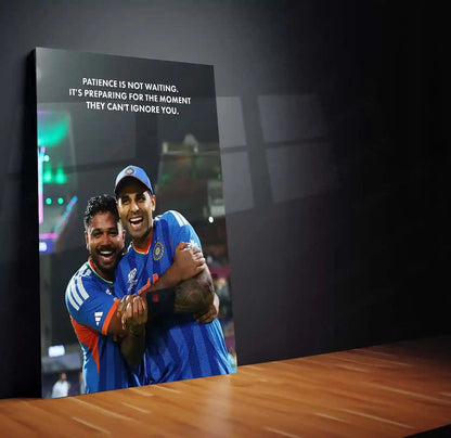 Cricket Metal Frame | Sanju Samson & Suryakumar Yadav Metal Poster | ICC Men's T20 World Cup 2026 Team India Frame - TURTLEWINGS