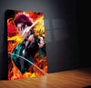 Tanjiro Metal Poster – Demon Slayer Wall Art | Anime Samurai Aesthetic - TURTLEWINGS