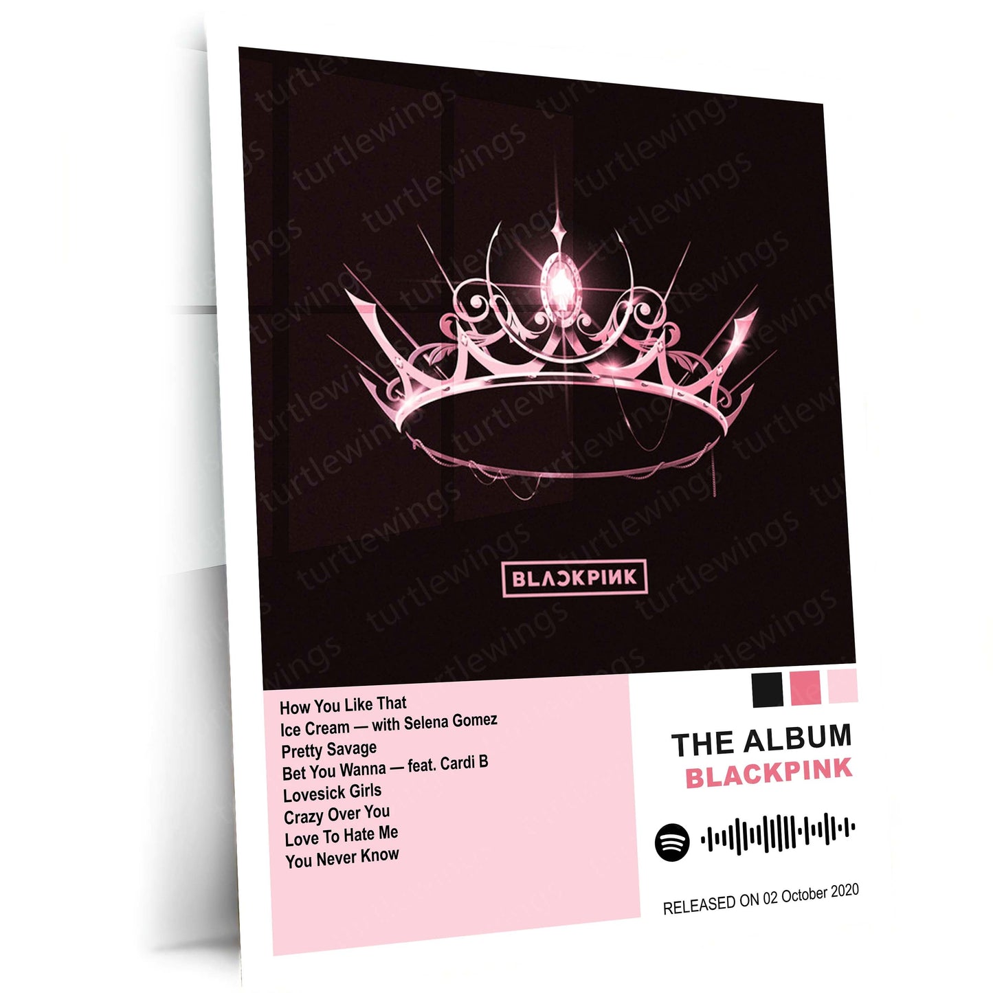 BLACKPINK – Complete Album Collection | Set of 8 | Set of 4 | Premium Metal Poster Set