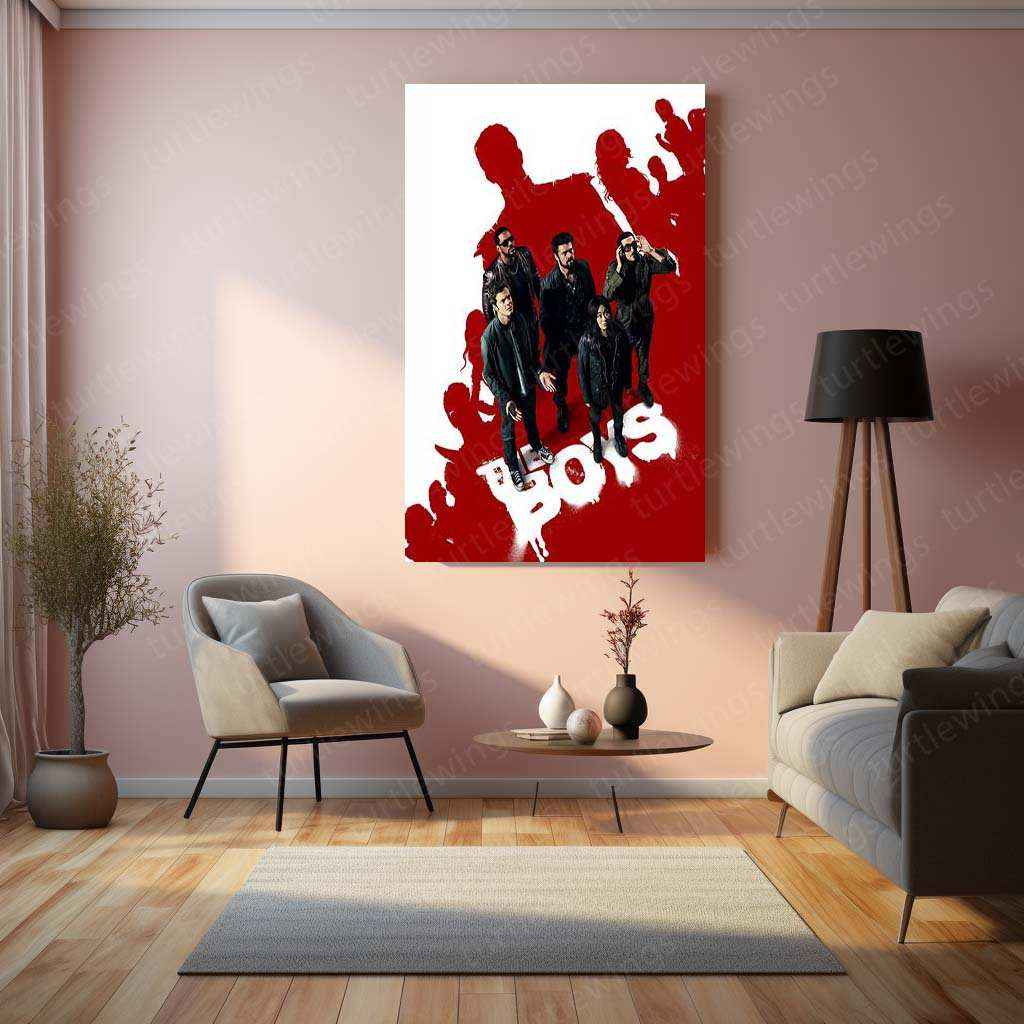 The Boys Metal Poster – Gritty Superhero Wall Art | Dark Action Series Decor - TURTLEWINGS