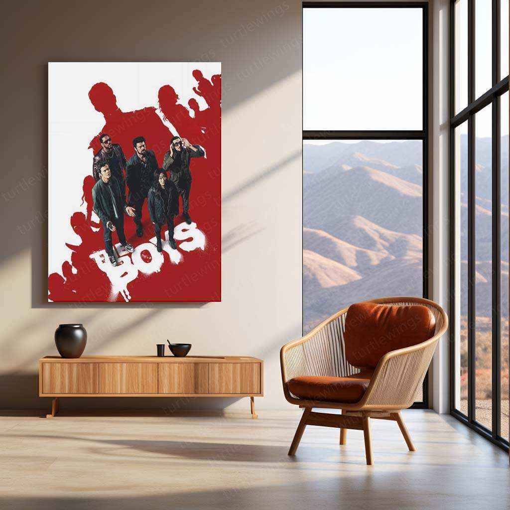 The Boys Metal Poster – Gritty Superhero Wall Art | Dark Action Series Decor - TURTLEWINGS