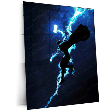 Thor Metal Poster - TURTLEWINGS