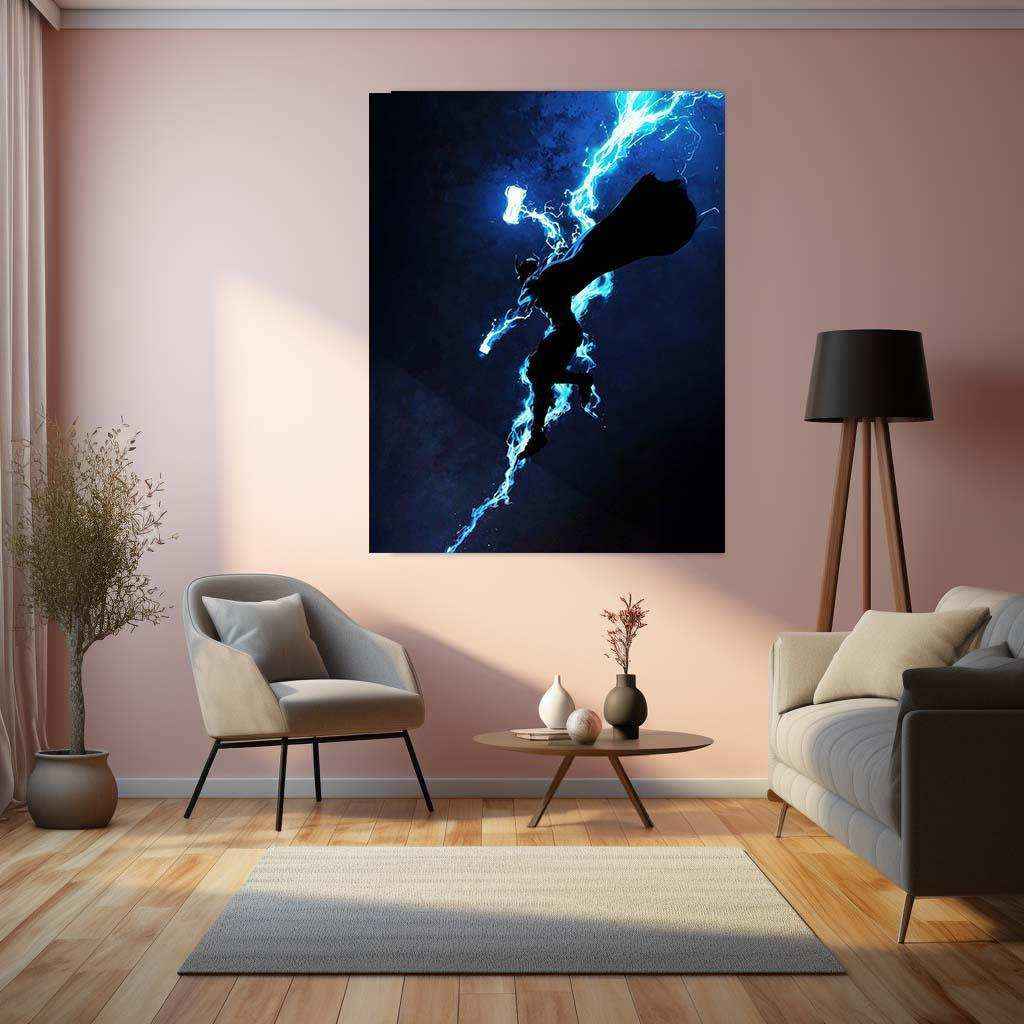 Thor Metal Poster - TURTLEWINGS