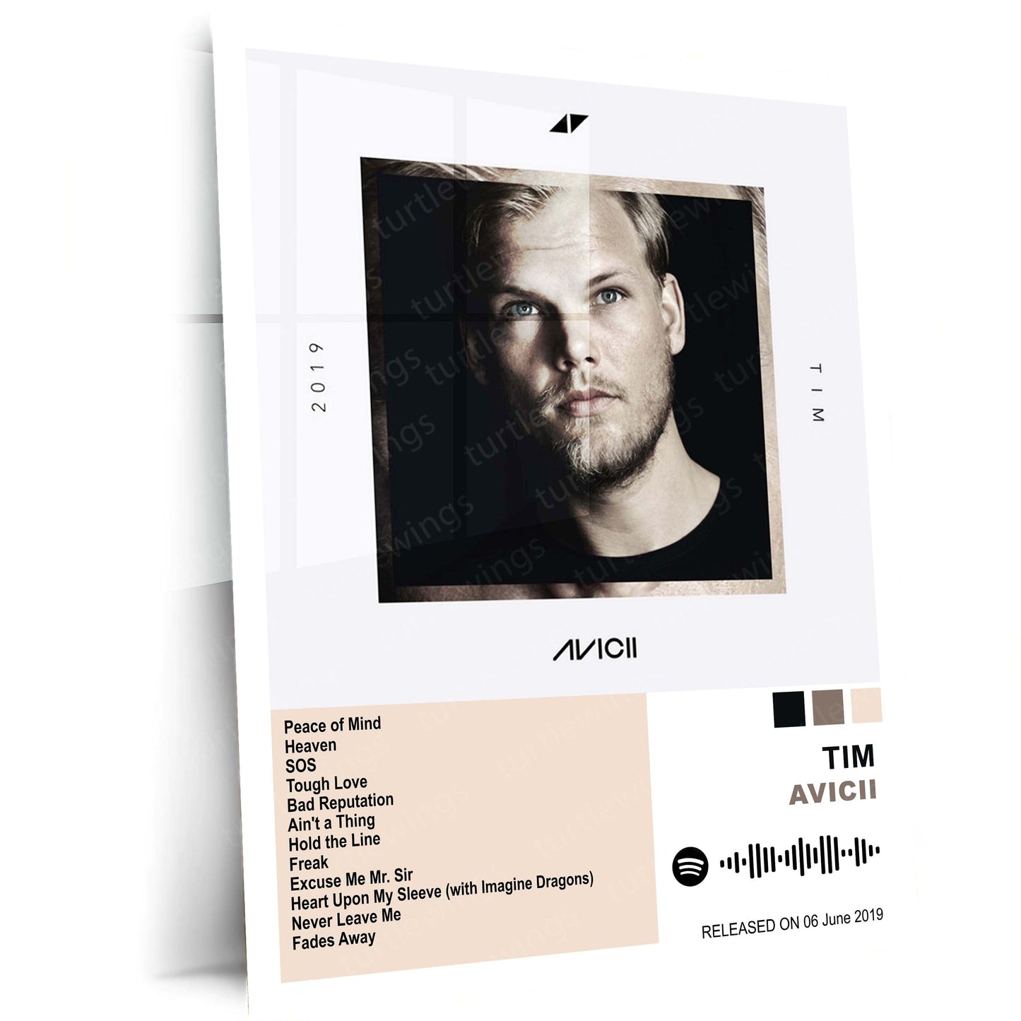 Avicii – Complete Album Collection | Set of 8 | Set of 4 | Premium Metal Poster Set