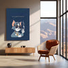 Tom Quote Metal Poster – Classic Cartoon Wisdom | Funny Tom & Jerry Wall Art - TURTLEWINGS