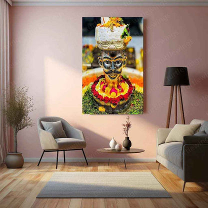 Trimbakeshwar Nashik Metal Poster – Sacred Temple Art | Spiritual Wall Decor - TURTLEWINGS