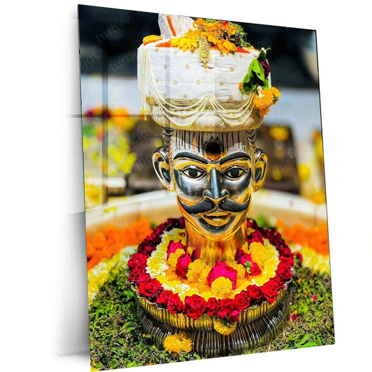 Trimbakeshwar Nashik Metal Poster – Sacred Temple Art | Spiritual Wall Decor - TURTLEWINGS