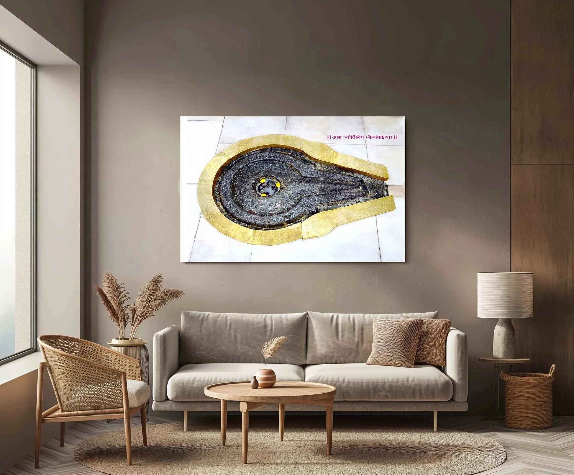 Trimbakeshwar Nashik Metal Poster – Sacred Temple Art | Spiritual Wall Decor 4 - TURTLEWINGS