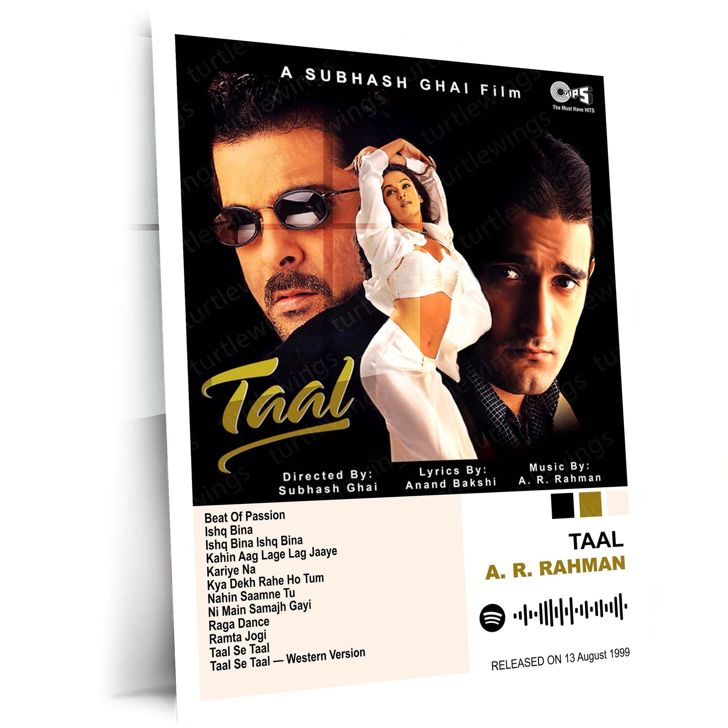 A. R. Rahman – Complete Soundtrack Collection | Set of 11 | Set of 8 | Set of 4 | Premium Metal Poster Set