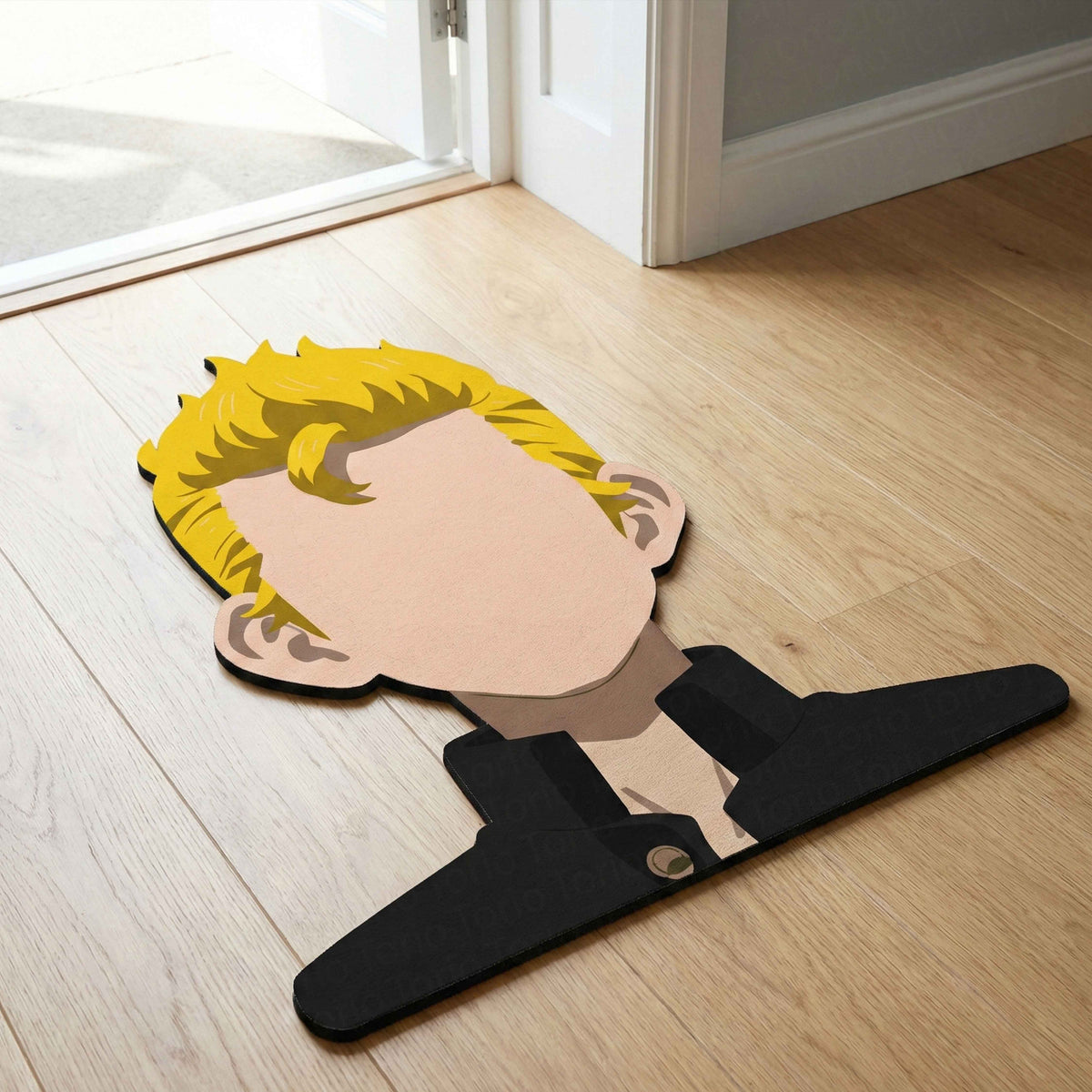 Takemichi Hanagaki Minimal Pose Floor Mat (3 mm Thick) | Tokyo Revengers Anime Cut-Out Flat Rug for Bedroom, Gaming Room & Otaku Home Décor