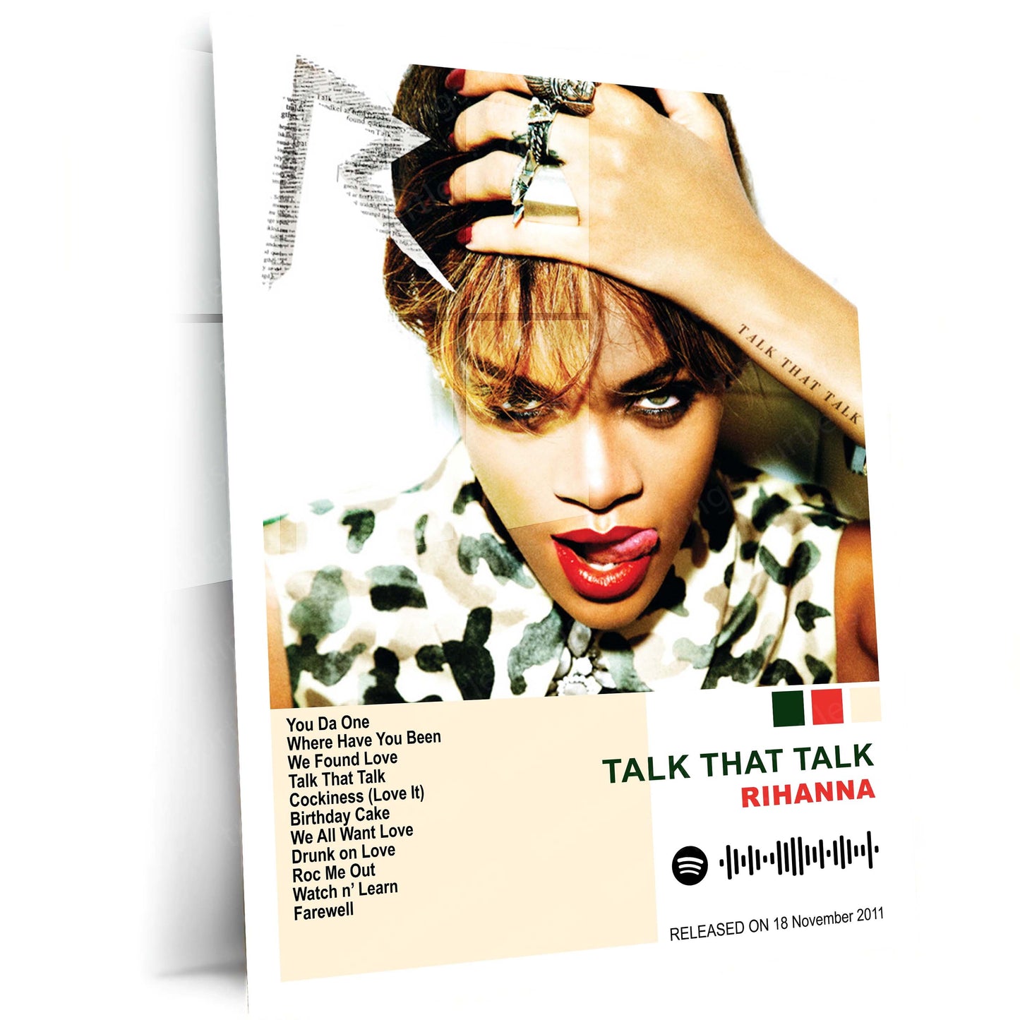 Rihanna – Complete Album Collection | Set of 11 | Set of 8 | Set of 4 | Premium Metal Poster Set