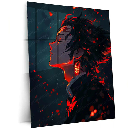 Anime Metal Poster | Tanjiro – Demon Slayer Metal Poster | Epic Anime Wall Art - TURTLEWINGS