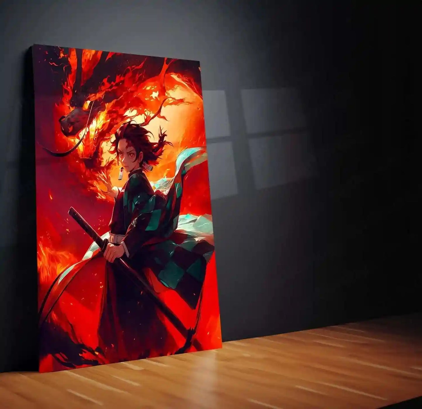 Anime Metal Poster | Tanjiro – Demon Slayer Metal Poster | Epic Anime Wall Art 01 - TURTLEWINGS