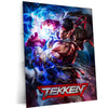 Game Metal poster | Tekken x Ryu – Power Unleashed Metal Frame