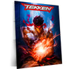 Game Metal poster | Tekken x Ryu – Power Unleashed Metal Frame 01