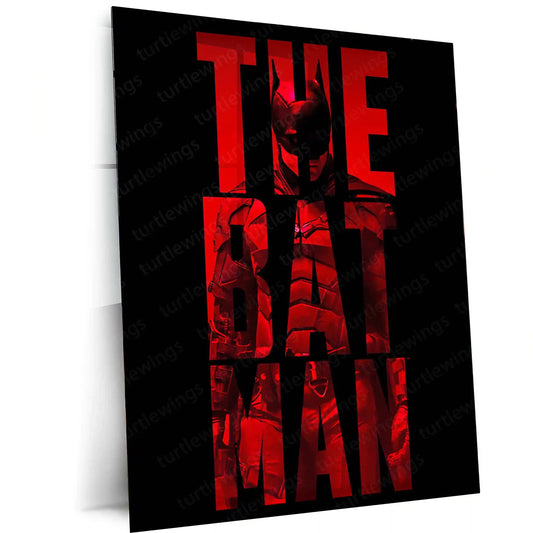 The Batman – Dark Knight Vengeance Metal Poster | DC Comics Wall Frame - TURTLEWINGS