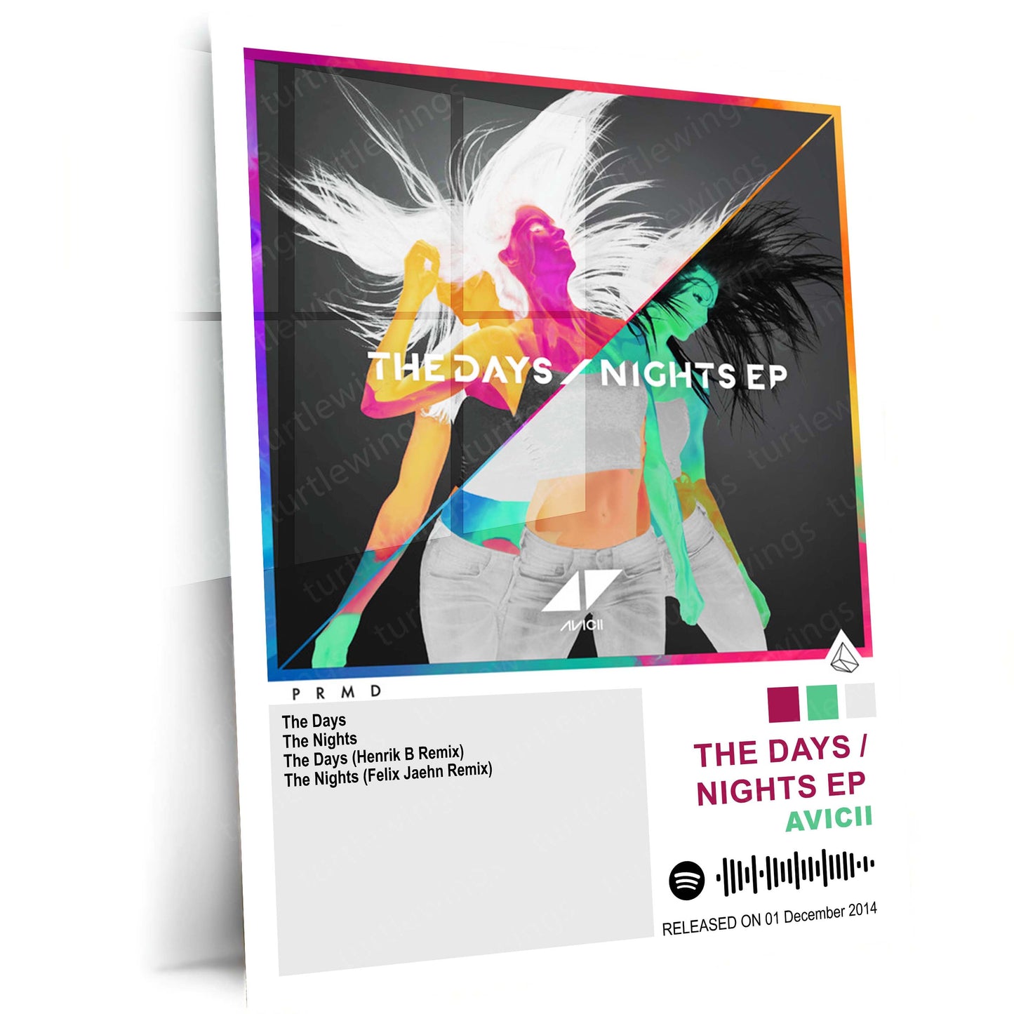 Avicii – Complete Album Collection | Set of 8 | Set of 4 | Premium Metal Poster Set