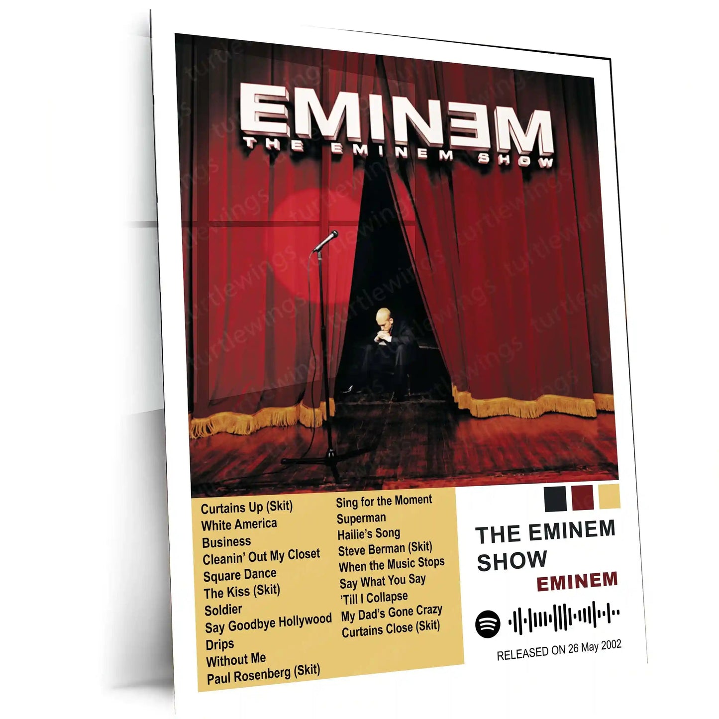 Eminem – Complete Album Collection | Set of 11 | Set of 8 | Set of 4 | Premium Metal Poster - TURTLEWINGS