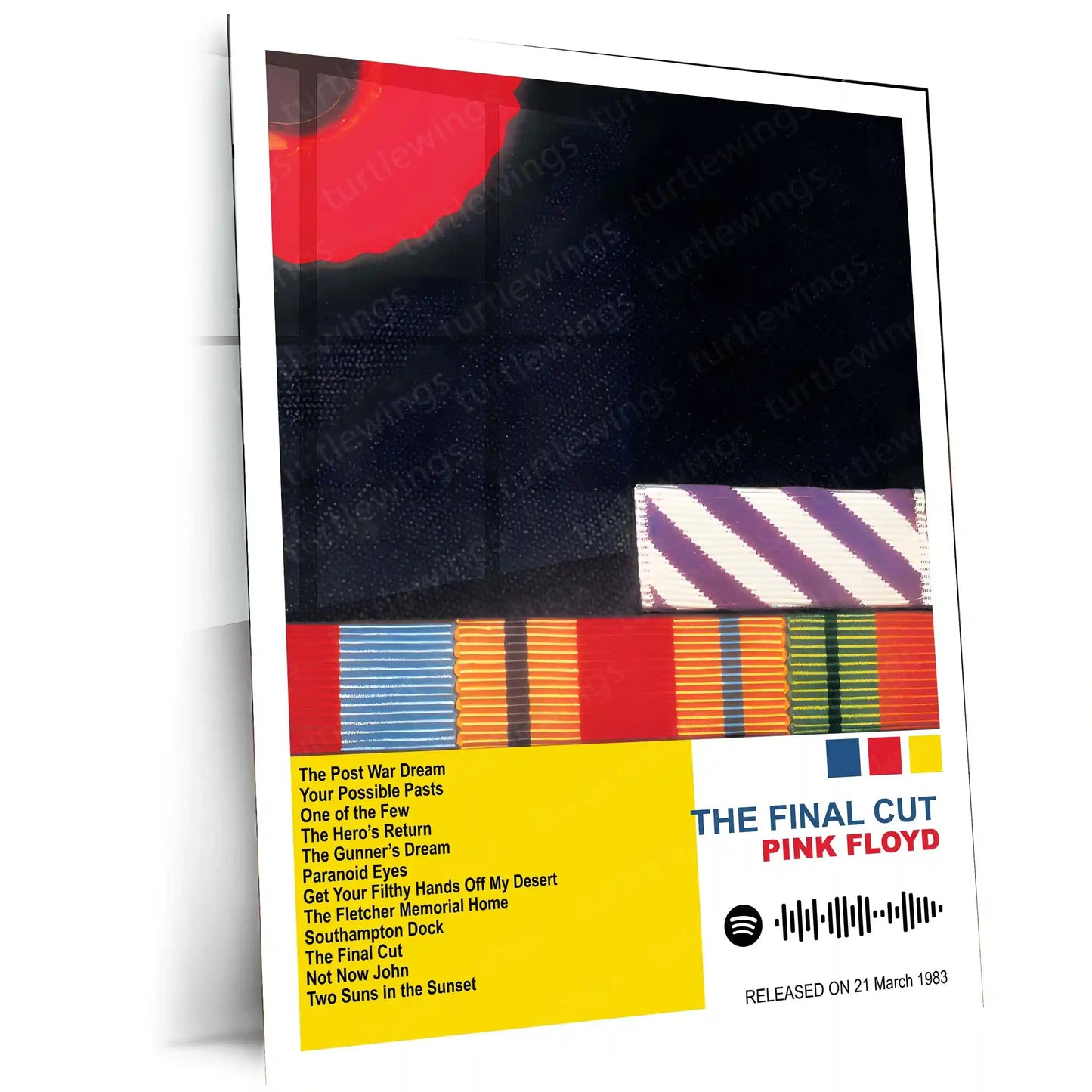 Pink Floyd Complete Collection | Set of 11 | Set of 8 | Set of 4 | Album Posters Metal Frames Psychedelic Soundscapes. Progressive Masterpieces. Timeless Visual Art. - TURTLEWINGS