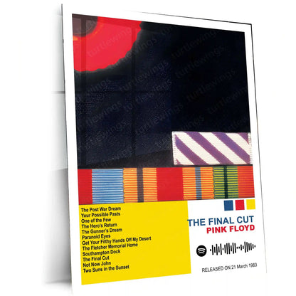 Pink Floyd Complete Collection | Set of 11 | Set of 8 | Set of 4 | Album Posters Metal Frames Psychedelic Soundscapes. Progressive Masterpieces. Timeless Visual Art. - TURTLEWINGS
