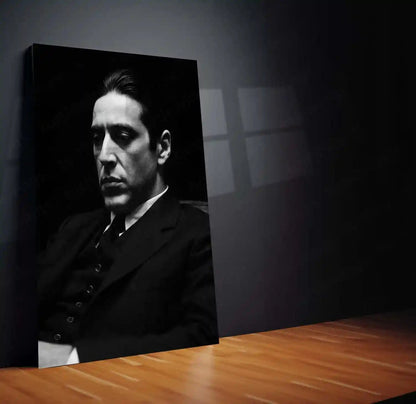 Quote Metal Poster | The Godfather (Michael Corleone) | Power, Strategy & Silent Authority Metal Frame - TURTLEWINGS 