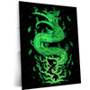 Anime Metal Poster | The Grass Snake Within | Pokemon Evolution Nature Metal Frame  Growth, Elegance & Inner Awakening Wall Art