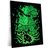 Anime Metal Poster | The Grass Turtle Within | Pokemon Nature Evolution Metal Frame  Growth, Endurance & Earthbound Awakening Wall Art