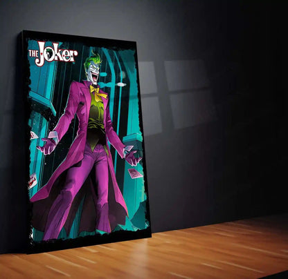 The Joker – Agent of Chaos Metal Poster | DC Comics Villain Wall Frame - TURTLEWINGS