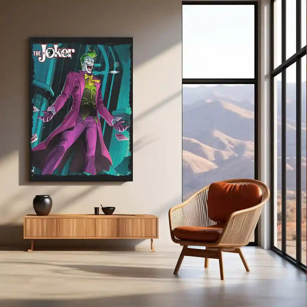 The Joker – Agent of Chaos Metal Poster | DC Comics Villain Wall Frame - TURTLEWINGS
