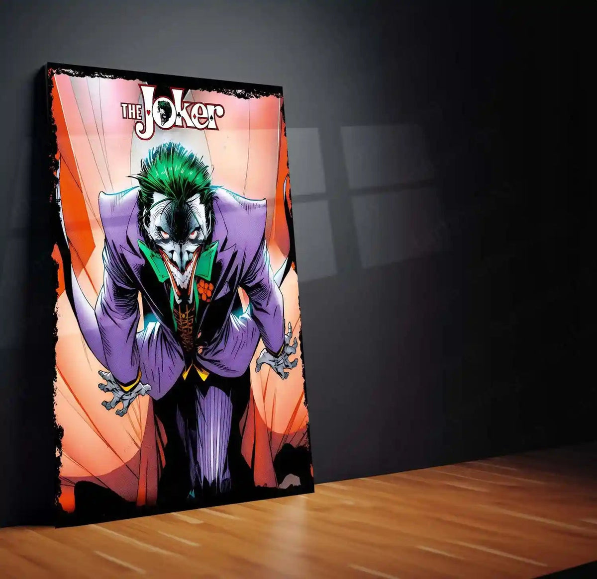 The Joker – Agent of Chaos Metal Poster | DC Comics Villain Wall Frame 01 - TURTLEWINGS