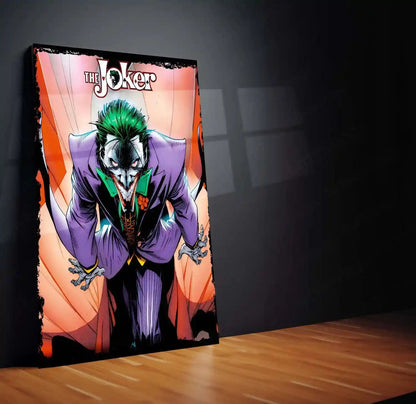 The Joker – Agent of Chaos Metal Poster | DC Comics Villain Wall Frame 01 - TURTLEWINGS