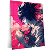 Anime Metal Poster | The Master Detective of Death Note – L Metal Poster | Gothic Anime Wall Frame