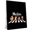 The Masters Crossover Metal Poster | Legendary Animated Masters Parody Wall Art